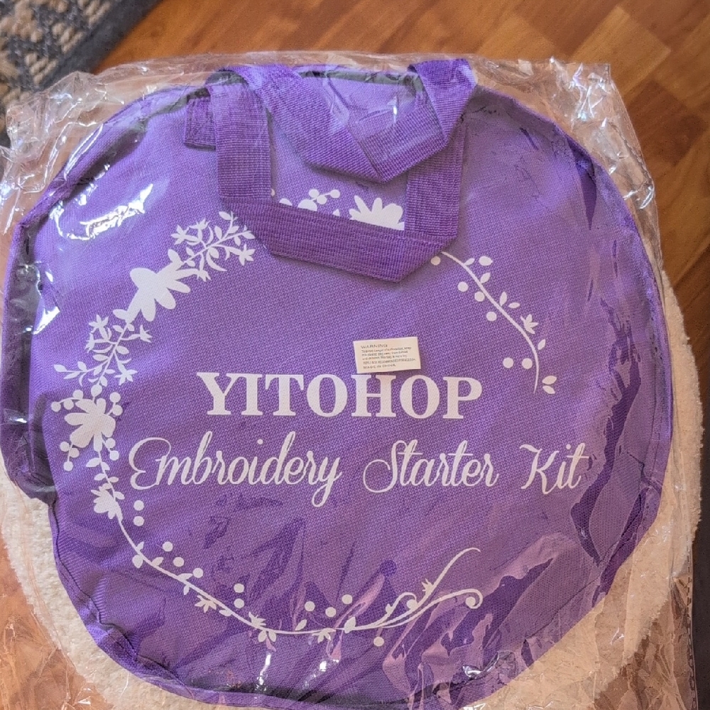 Purple Embroidery Starter Kit
